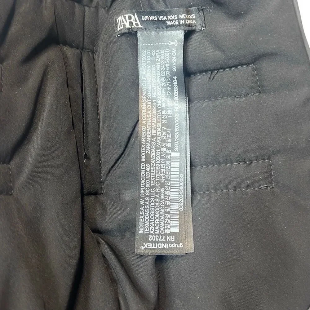 New Zara dog quilted winter black jacket coat teacup size